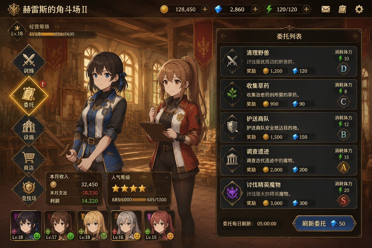 赫雷斯的角斗场Ⅱ 剧情互动 场景图 2